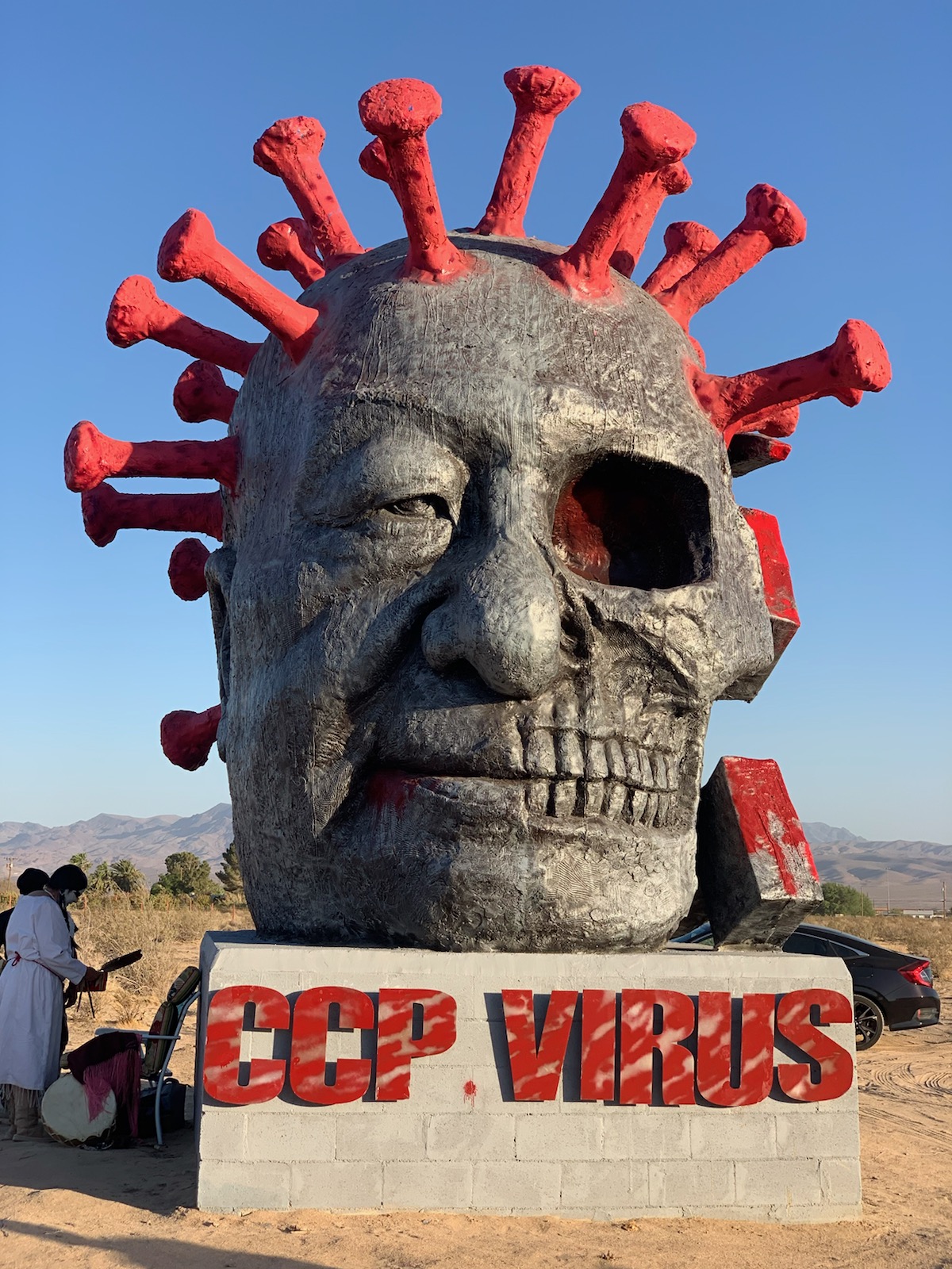 CCP Virus Statue